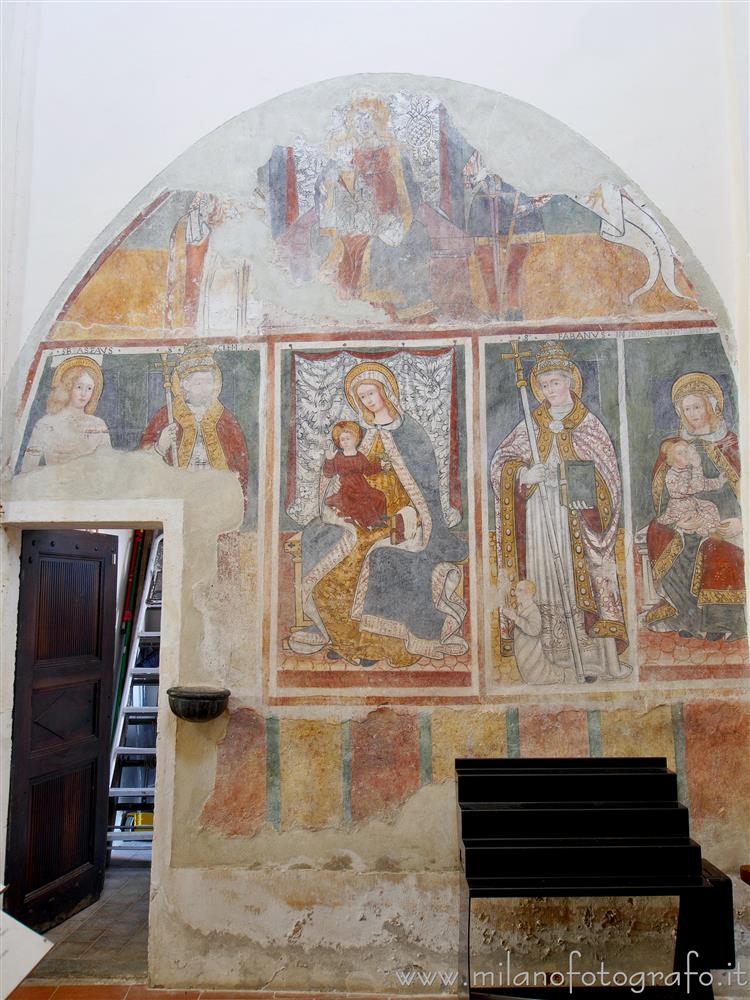 Occhieppo Inferiore (Biella) - Parete sinistra del coro del Santuario di San Clemente